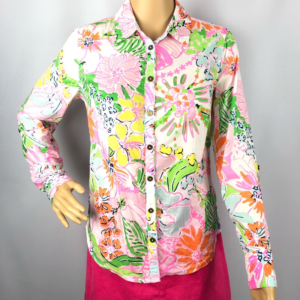 Lilly Pulitzer for Target Long Sleeve Blouse
